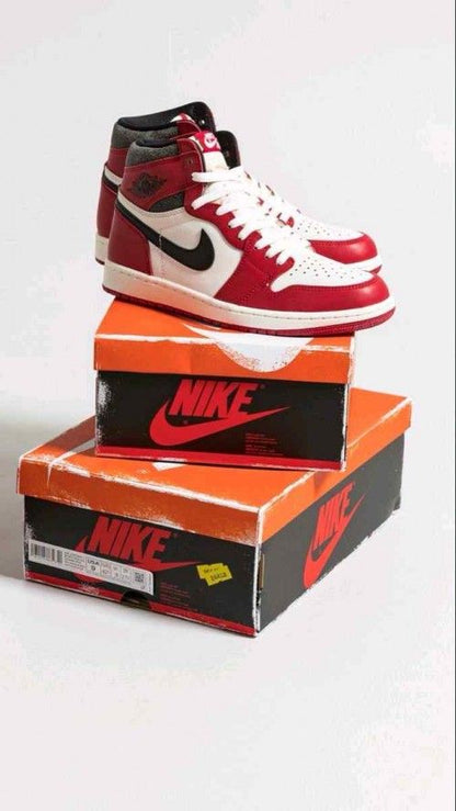 Nikkee Air Jordan Retro 1 High Lost And Found (With OG Box Yellow Bill & OG POWDER SOLE)