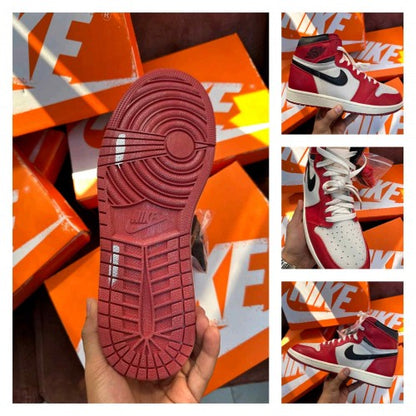 Nikkee Air Jordan Retro 1 High Lost And Found (With OG Box Yellow Bill & OG POWDER SOLE)