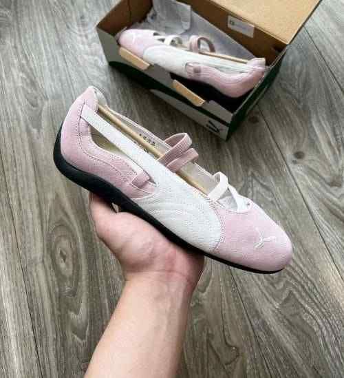 Pummaa speedcat PRM ballet WHITE PINK for her