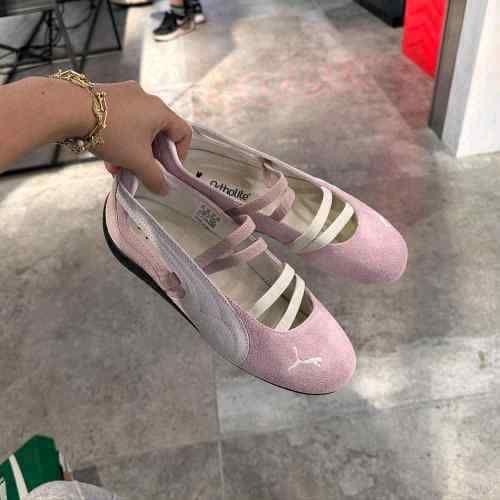 Pummaa speedcat PRM ballet WHITE PINK for her