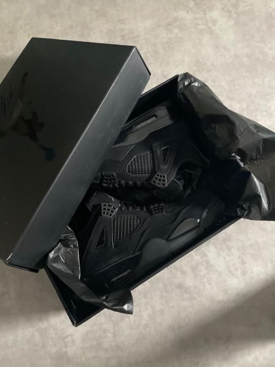 Nik Air Jordan 4 Black Cat Semi UA