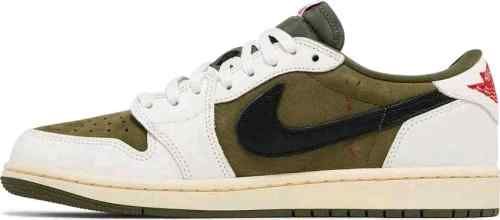 Nikke Air Jordan 1 X Travis Scott Retro Low OG Sp Medium Olive