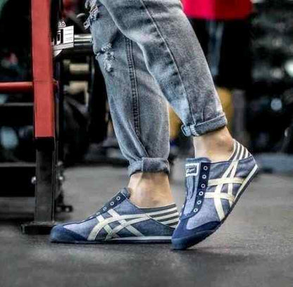 onitsukkaa tiger Slip On Paraty Blue Chambray fix