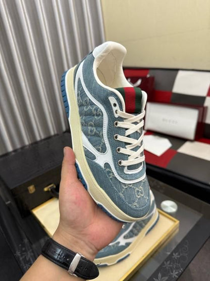 GUCCCI RE WEB LIGHT BLUE DENIM SNEAKER UA QUALITY