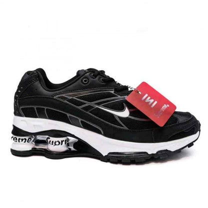 nikkee Shox Ride 2 Supreme  BLACK WHITE