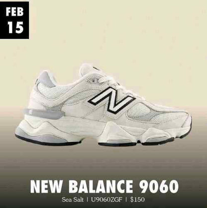 Neww Balancee 9060 Sea Salt Raincloud Black for her