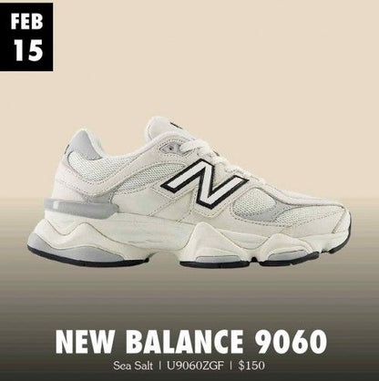 Neww Balancee 9060 Sea Salt Raincloud Black