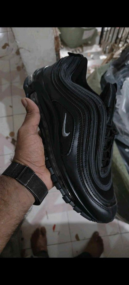 Nikke Airmax 97 Triple Blackwhite