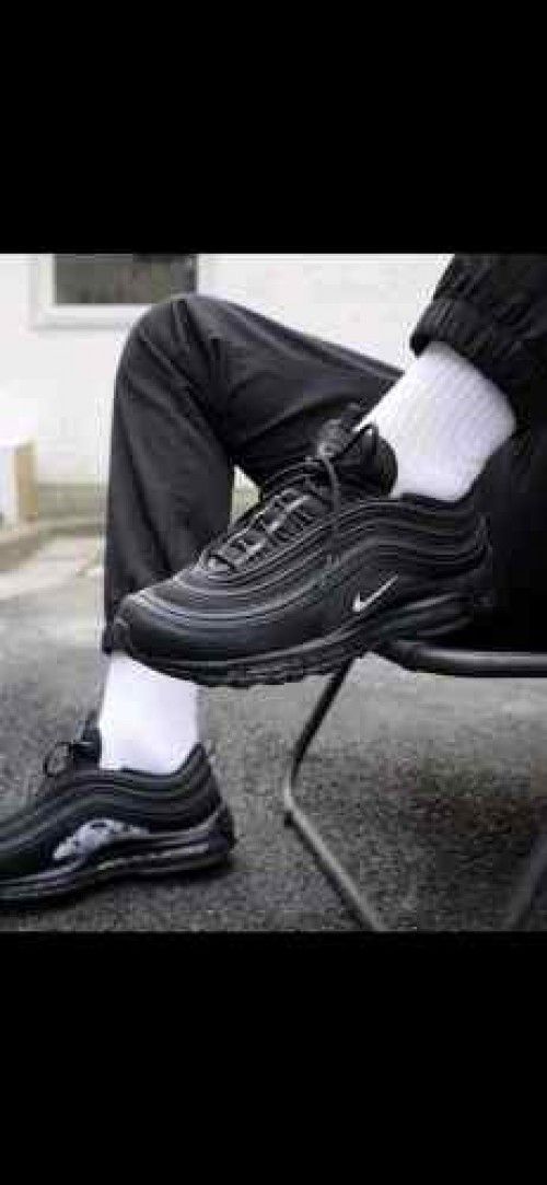 Nikke Airmax 97 Triple Blackwhite