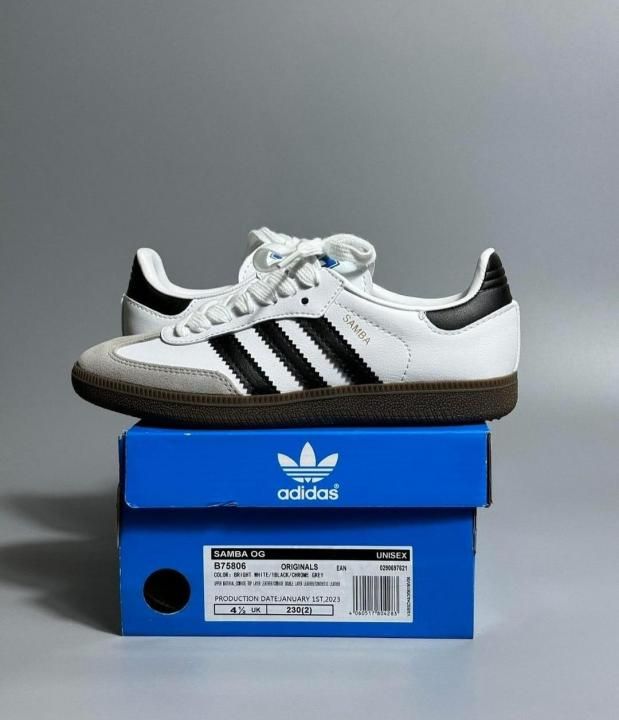 Addidas samba white black