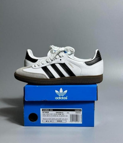 Addidas samba white black
