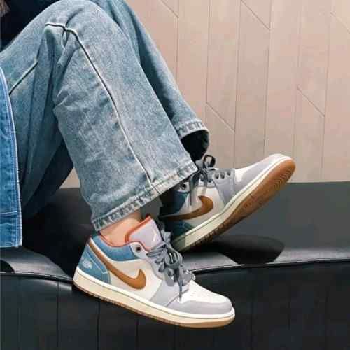 Nikke air jordan 1 low phantom denim