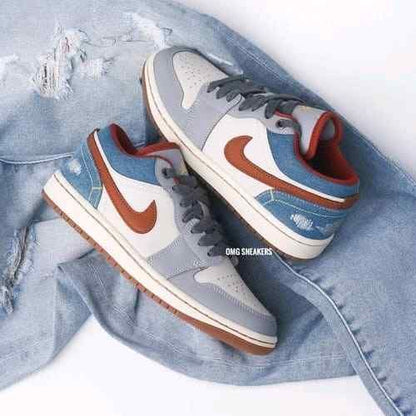 Nikke air jordan 1 low phantom denim