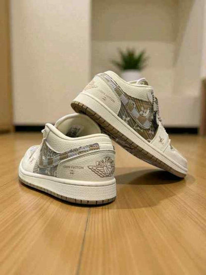 Nikkee Air jordan 1 low X Louiisss Vuittonn Mercy