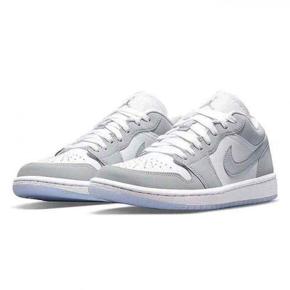 Nikke Air Jordan 1 Low White Wolf Grey