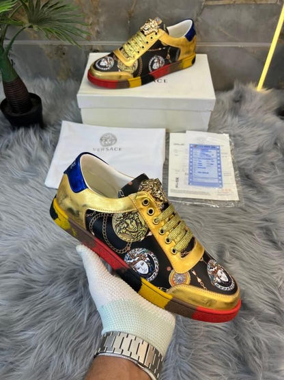 _VERSACE_PREMIUM GOLD SNEAKER PREMIUM SALE