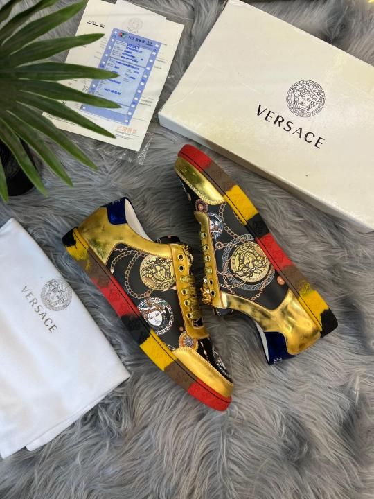 _VERSACE_PREMIUM GOLD SNEAKER PREMIUM SALE