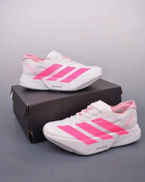 ADIDDASS ADIZERO ADIOS PRO 4 WHITE PIN