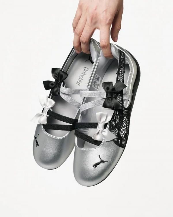 WMN Pumma Speed Cat Ballet Lace SILVER