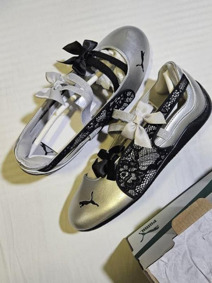 WMN Pumma Speed Cat Ballet Lace SILVER