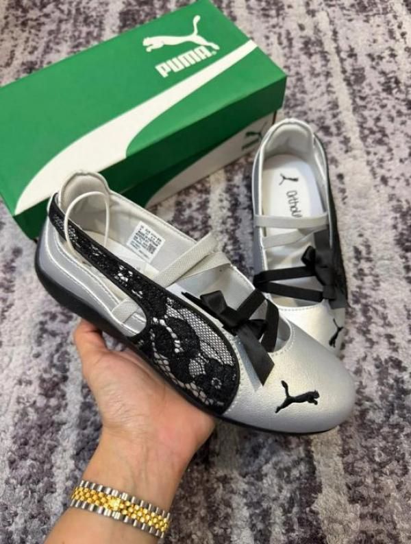 WMN Pumma Speed Cat Ballet Lace SILVER
