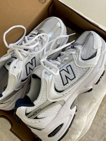 WOMEN New Balnac e 530 White Navy fix