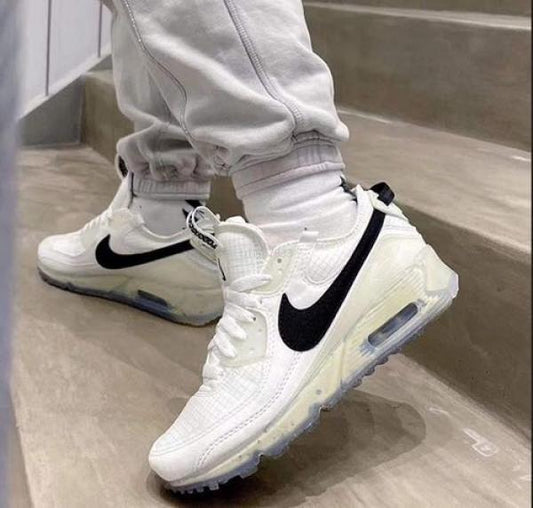 Nik_e airmax portal sneakers white yellow Fix