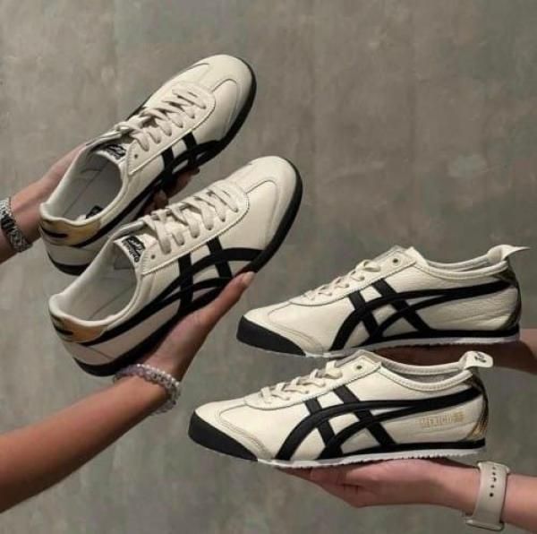 ONITSUKKA TIGER MEXICO 66 cream BLACK GOLD