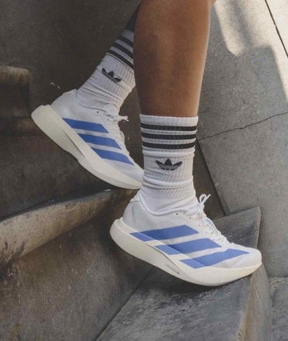 Adidaas adizero evo sl white blue fusion