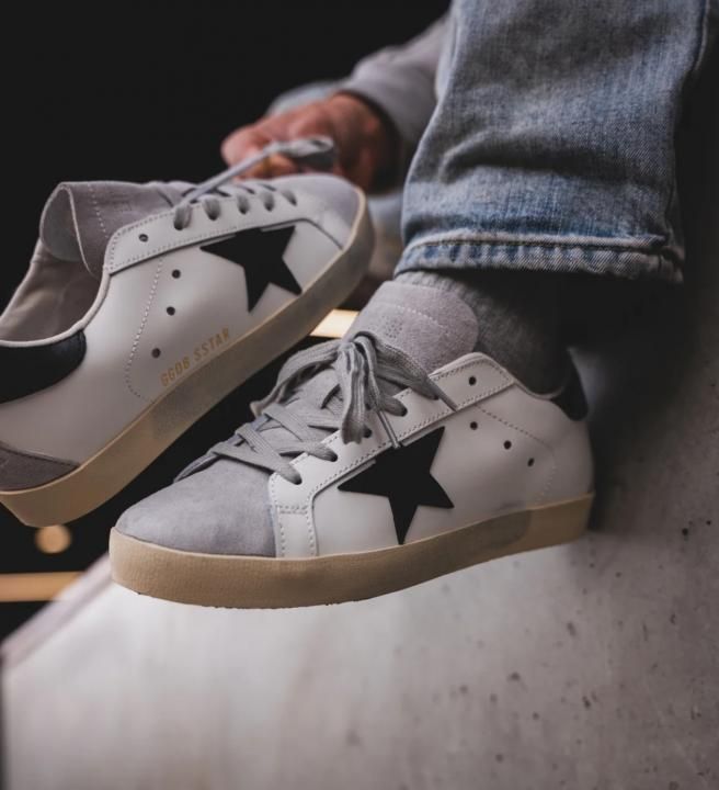 GOLDEN GOOSE SUPERSTAR TRAINER WHITE BLACK