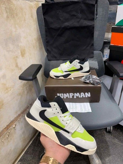 NIK travis scott x jordan jumpman jack trainer bright cactus