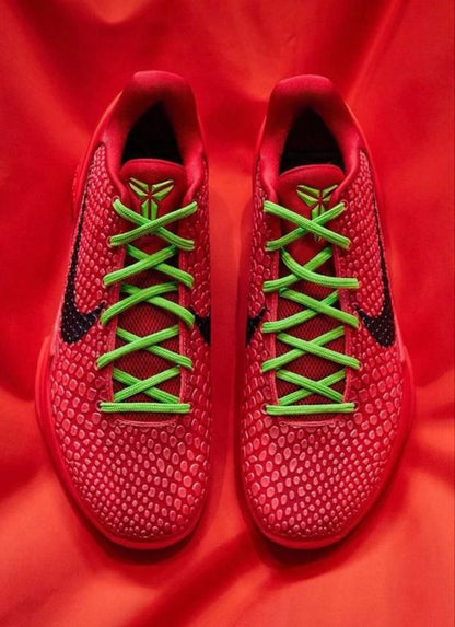 Nik Zoom Red Kobe 6 Protro Reverse Grinch
