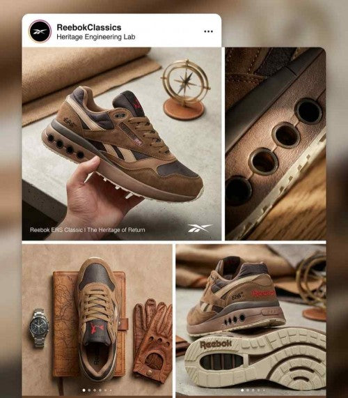 REEBOK ERS WORLD BROWN SUEDE