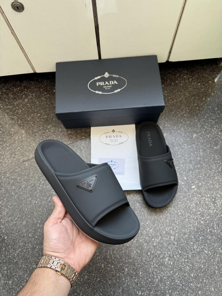 Praada stylist Mesh Black slide