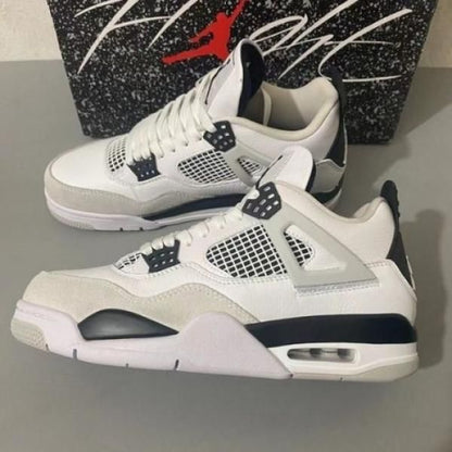Air Jordan Retro 4 Military Black For Mens Semi UA