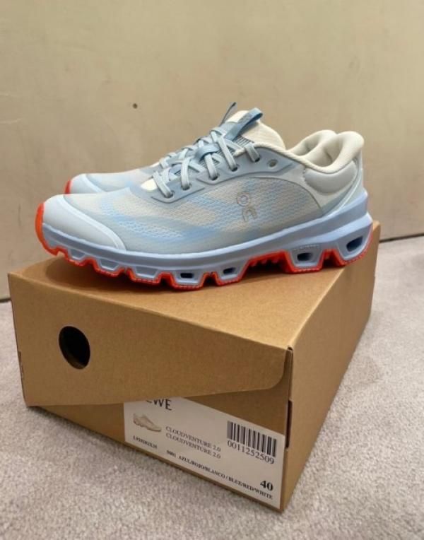 ON RUNNING CLOUD X LOEWE BLUE RED WHITE