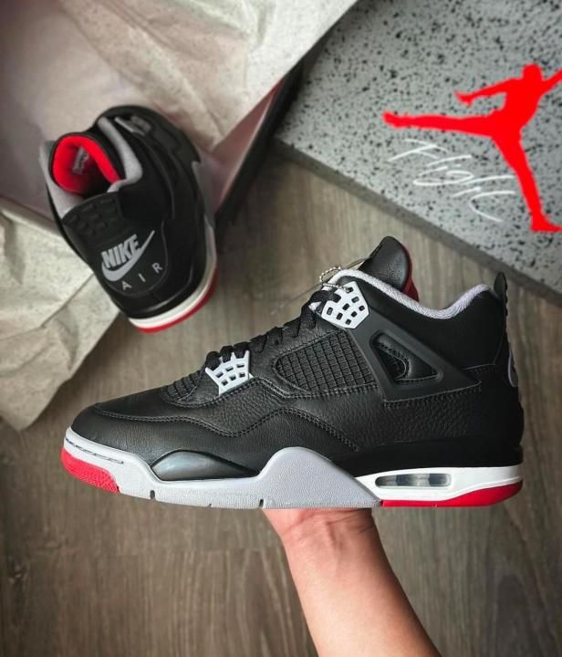 Air Jordan Retro 4 Bred Reimagined semi UA quality