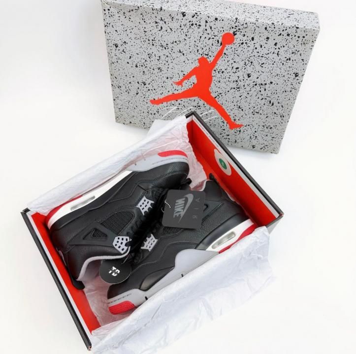 Air Jordan Retro 4 Bred Reimagined semi UA quality