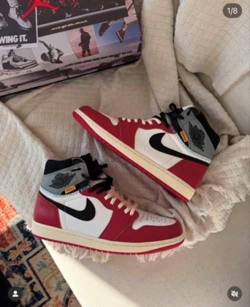 NIK.E union x air jordan 1 chicago shadow