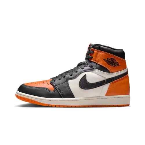 Nik air jordan retro 1 high shattered backboard orange semi ua with original box