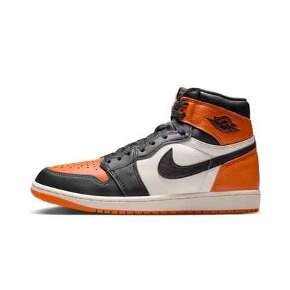 Nik air jordan retro 1 high shattered backboard orange semi ua with original box
