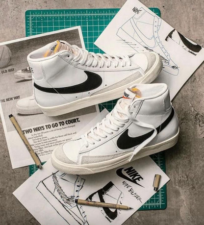 NIK MID BLAZER 77 VINTAGE WHITE HIGH