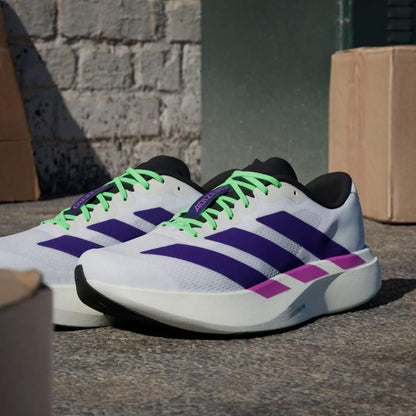 Adida s Adizero Evo SL White Purple Lime