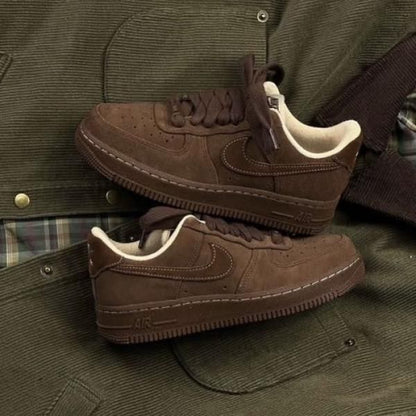 Nikkee Airforce 1 07 Cacao Wow Suede Quality