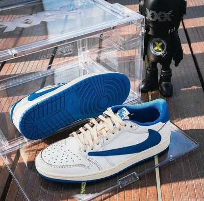 Air jordan retro 1 x travis scott fragment heat no plastic cover