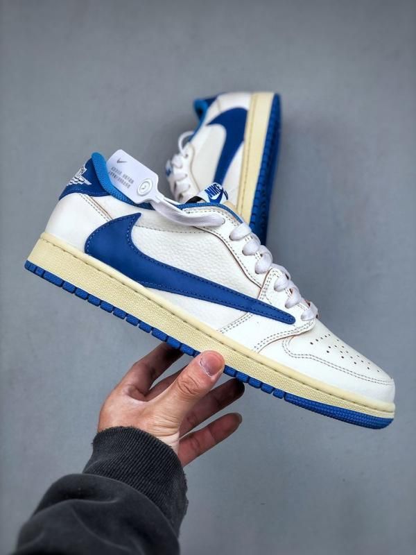 Air jordan retro 1 x travis scott fragment heat no plastic cover