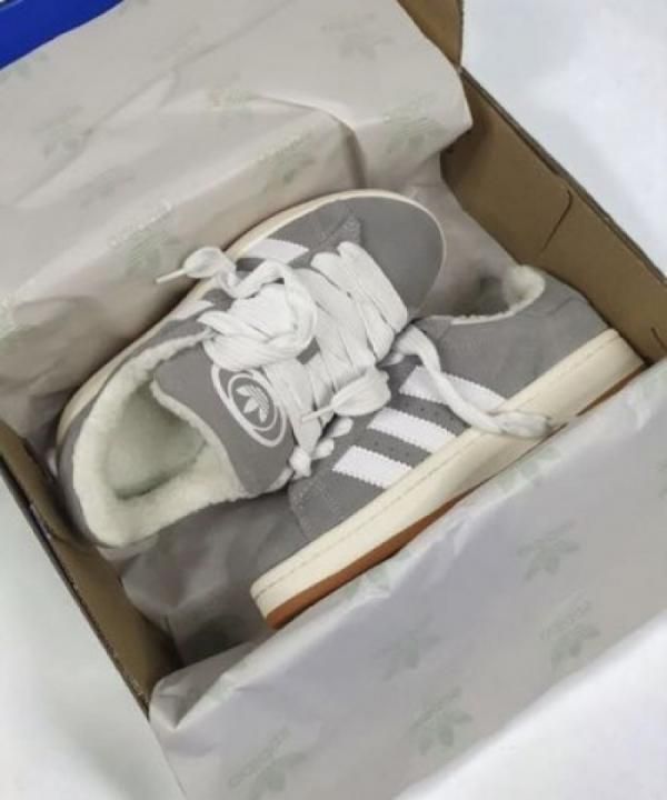 .ADIDAAS CAMPUS.GREY.FOR.MEN.SUEDE.QUALITY.