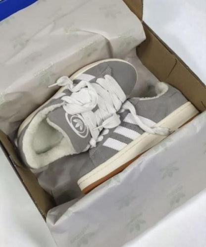 .ADIDAAS CAMPUS.GREY.FOR.MEN.SUEDE.QUALITY.