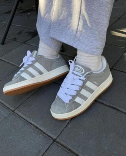.ADIDAAS CAMPUS.GREY.FOR.MEN.SUEDE.QUALITY.