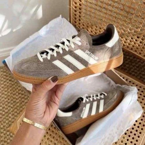 ADIIDAS SAMBA X Handball Spezial Earth StrataBROWN BEIGE SUEDE QUALITY